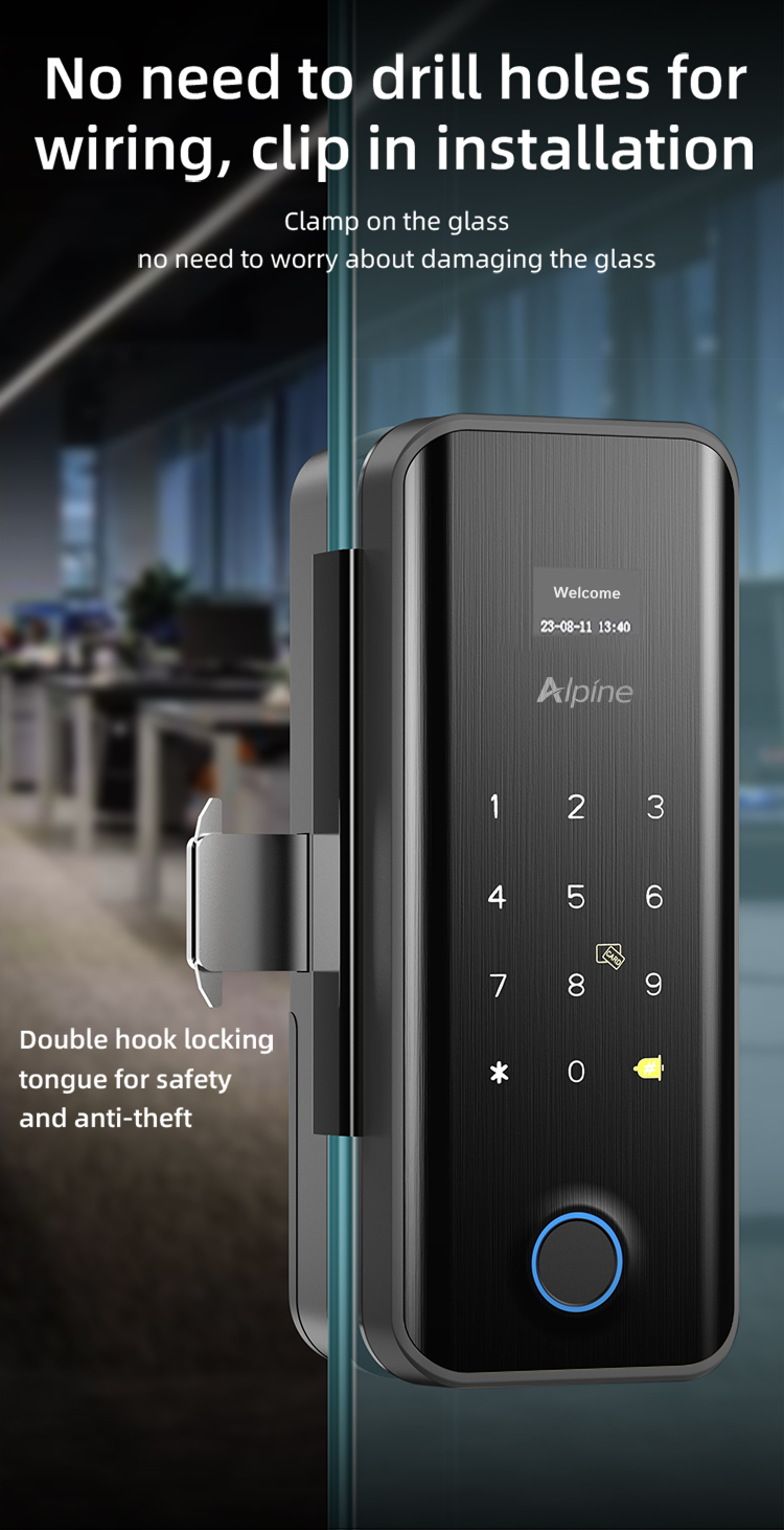 Smart Glass Door Lock